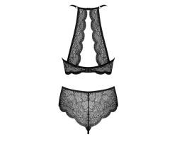 Бюстгальтер и трусики "Pearlove" L/XL черный-foto2