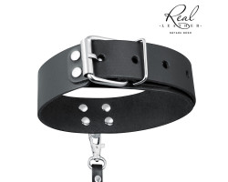 ОШЕЙНИК кожа, цвет чёрный арт. NTB-80705-foto2