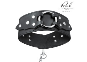 ОШЕЙНИК кожа, цвет чёрный арт. NTB-80706-foto2