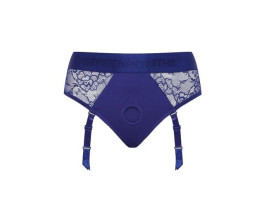 Пояс для страпона Strap-On-Me Harness Lingerie Diva M, синий