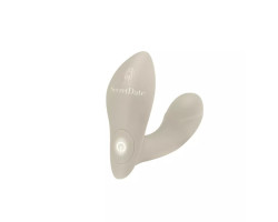 Вибратор вагинально-клиторальный 121мм с д/у 10 режимов вибро USB-foto3