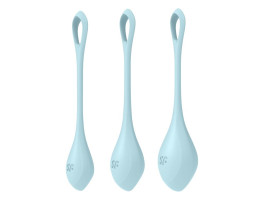 Набор одинарных вагинальных шариков Yoni Power 2 (голубой)-foto2