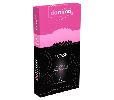 ПРЕЗЕРВАТИВЫ DOMINO CLASSIC EXTASE 6 штук