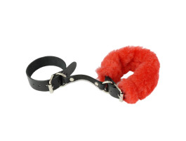 НАРУЧНИКИ LITE С КРАСНЫМ МЕХОМ артикул 3442-12