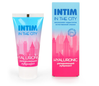 Лубрикант увлажняющий INTIM IN THE CITY HYALURONIC 60 г арт. LB-60008m