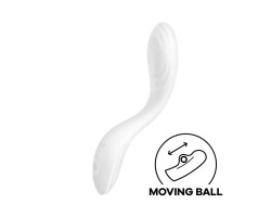 Вибромассажер Satisfyer Rrrolling Pleasure с движущимся шариком для стимуляции точки G (белый)-foto2