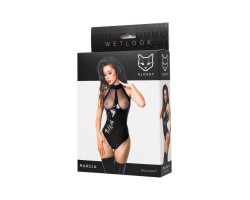 Боди Glossy Marcia из материала Wetlook, M-foto5