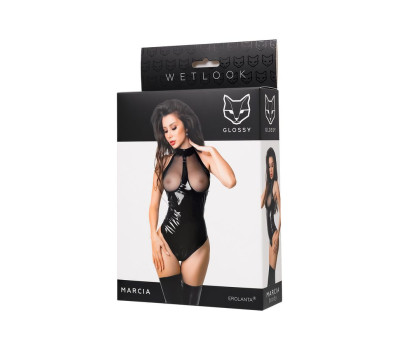 Боди Glossy Marcia из материала Wetlook, M