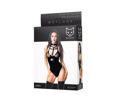 Боди Glossy Jodi из материала Wetlook, L