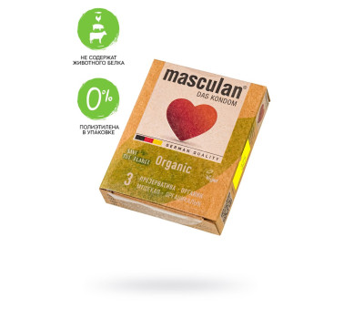 Маскулан Organic №3 веганские
