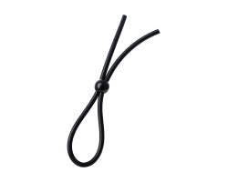 Лассо на пенис A-toys by TOYFA с одной бусиной, силикон, черное, 19,5 см-foto2