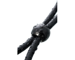 Лассо на пенис A-toys by TOYFA с одной бусиной, силикон, черное, 19,5 см-foto8