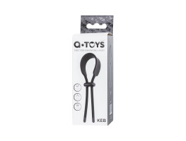 Лассо на пенис A-toys by TOYFA Keb, силикон, черное, 14 см-foto5