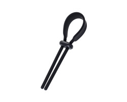 Лассо на пенис A-toys by TOYFA Keb, силикон, черное, 14 см-foto2