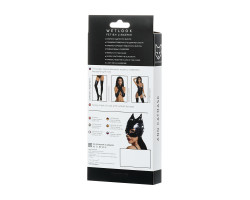 Маска кошки Glossy из материала Wetlook, черный, OS-foto5