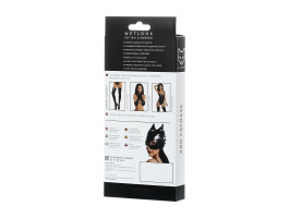 Маска кошки Glossy из материала Wetlook, черный, OS-foto5