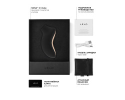 Lelo SONA 2 Cruise Black - звуковой массажер клитора -foto9