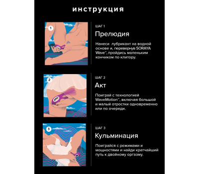 Вибромассажер Lelo SORAYA Wave Midnight Blue синий