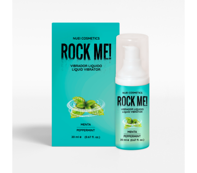 Жидкий вибратор Nuei ROCK ME! мята, 20 мл