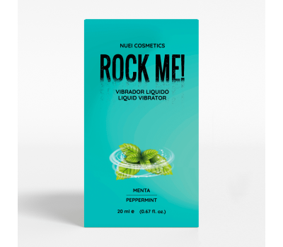 Жидкий вибратор Nuei ROCK ME! мята, 20 мл