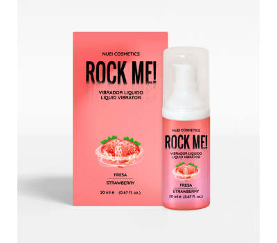 Жидкий вибратор Nuei ROCK ME! клубника, 20 мл
