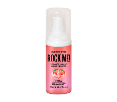 Жидкий вибратор Nuei ROCK ME! клубника, 20 мл