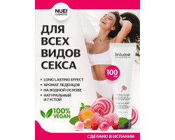 Лубрикант Nuei Inlube Lollipop - водный лубрикант с алоэ вера и ароматом леденцов, 100 мл-foto2