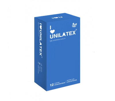 Презервативы Unilatex Natural Plain 12 шт +3 шт в подарок 3013Un