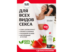 Nuei Inlube - водный лубрикант с алоэ вера и ароматом клубники, 100 мл-foto2
