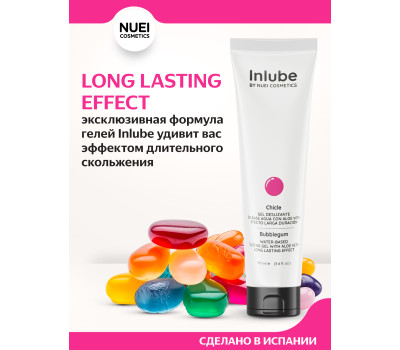 Nuei Inlube - водный лубрикант с алоэ вера и ароматом жвачки, 100 мл