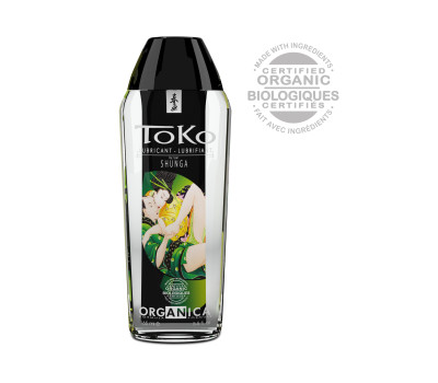 Лубрикант Shunga Toko Organica на водной основе, из 100% органических компонентов,165 мл.