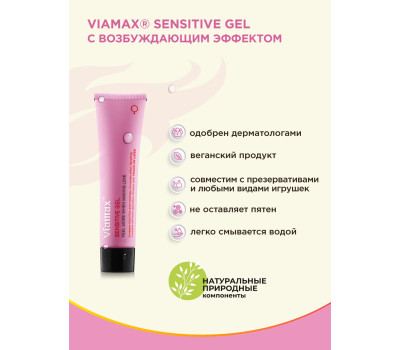 Лубрикант Sensitive gel 15 ml ViaMax