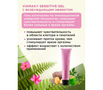 Лубрикант Sensitive gel 15 ml ViaMax
