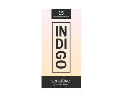 ПРЕЗЕРВАТИВЫ INDIGO SENSITIVE № 15 (УЛЬТРАТОНКИЕ), 15 штук