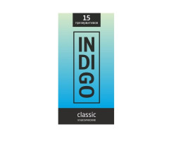 ПРЕЗЕРВАТИВЫ INDIGO CLASSIC № 15 (КЛАССИЧЕСКИЕ), 15 штук