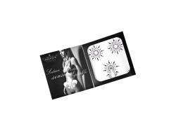 Набор стикеров Breast & Pubic Jewelry зеленые и синие кристаллы, 3 шт.-foto2