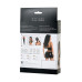 Комплект Glossy Gigi из материала Wetlook, черный, S